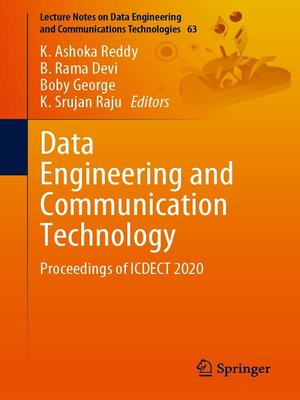 cover image of Data Engineering and Communication Technology